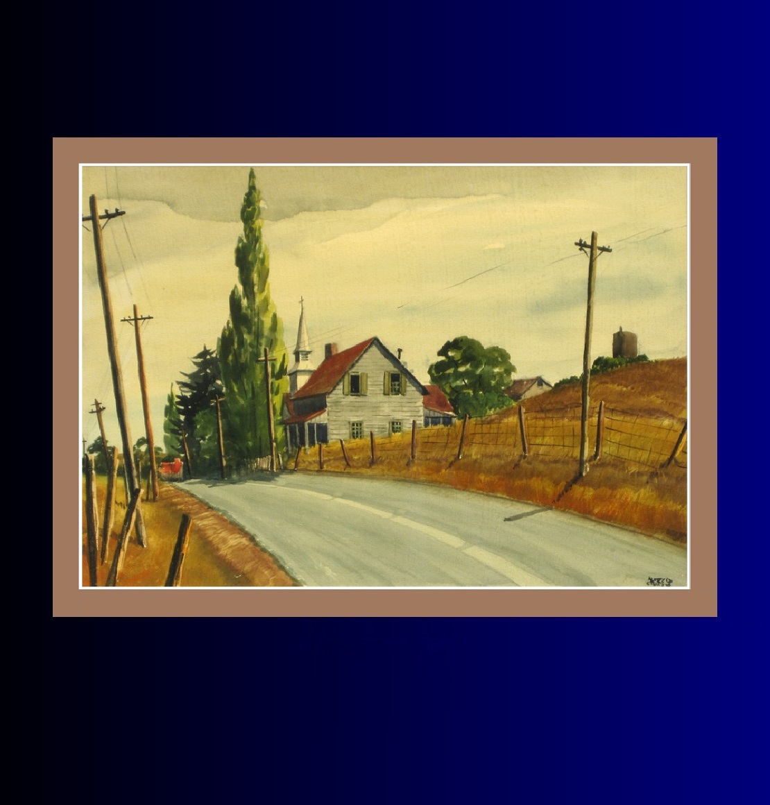 Landscape poster: Rural Scene I by Alfred Owles